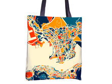 Load image into Gallery viewer, Hong Kong Map Tote Bag - China Map Tote Bag 15x15

