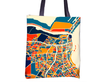 Charger l'image dans la galerie, Corpus Christi Map Tote Bag - Texas Map Map Tote Bag 15x15
