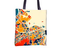 Charger l'image dans la galerie, Rio de Janeiro Map Tote Bag - Gift Map Tote Bag 15x15
