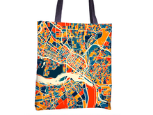 Load image into Gallery viewer, Richmond Map Tote Bag - Virginia Map Tote Bag 15x15
