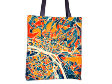 Charger l'image dans la galerie, Rouen Map Tote Bag - Normandy Map Tote Bag 15x15

