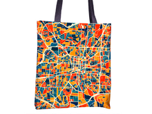 Load image into Gallery viewer, Greensboro Map Tote Bag - North Carolina Map Tote Bag 15x15
