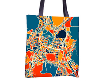Load image into Gallery viewer, Busan Map Tote Bag - Korea Map Tote Bag 15x15
