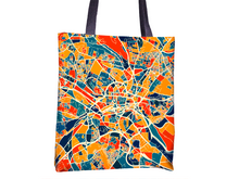 Charger l'image dans la galerie, Leeds Map Tote Bag - Yorkshire Map Tote Bag 15x15
