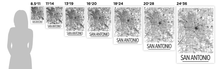 Load image into Gallery viewer, San Antonio Map Poster - usa Map Print - Art Deco Series
