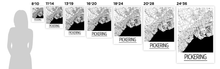 Load image into Gallery viewer, Pickering Ontario Map Poster - Ontario Map Print - Art Deco Series
