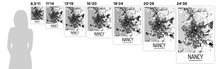 Load image into Gallery viewer, Nancy Map Poster - Lorraine Map Print - Art Deco Series
