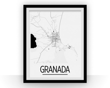 Charger l'image dans la galerie, Affiche cartographique de Granada - Style Art Déco
