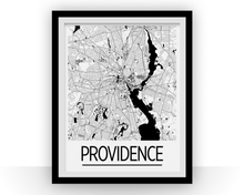 Charger l'image dans la galerie, Affiche cartographique de Providence RI - Style Art Déco

