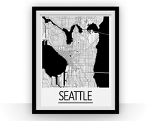 Charger l'image dans la galerie, Seattle Map Poster - usa Map Print - Art Deco Series
