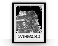 Charger l'image dans la galerie, San Francisco Map Poster - usa Map Print - Art Deco Series
