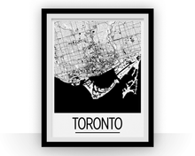 Charger l'image dans la galerie, Toronto Map Poster - canada Map Print - Art Deco Series
