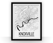 Charger l'image dans la galerie, Affiche cartographique de Knoxville - Style Art Déco
