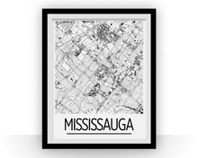 Charger l'image dans la galerie, Affiche cartographique de Mississauga - Style Art Déco
