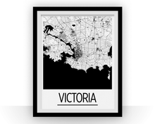 Charger l'image dans la galerie, Affiche cartographique de Victoria - Style Art Déco
