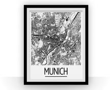 Charger l'image dans la galerie, Munich Map Poster - germany Map Print - Art Deco Series
