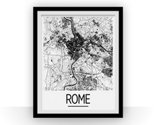 Charger l'image dans la galerie, Rome Map Poster - italy Map Print - Art Deco Series
