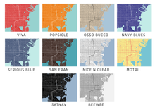 Load image into Gallery viewer, St Petersburg Florida Map Print - Choose your color
