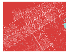 Load image into Gallery viewer, Islamabad Map Print - Choose your color
