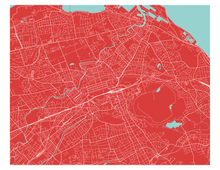 Load image into Gallery viewer, Edinburgh Map Print - Any Color You Like

