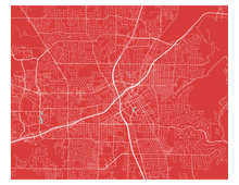 Load image into Gallery viewer, Huntsville Map Print - Choose your color
