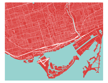 Charger l'image dans la galerie, Affiche cartographique de Toronto - Style Classique
