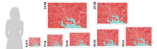Load image into Gallery viewer, Baltimore Map Print - Choose your color
