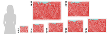 Load image into Gallery viewer, Jakarta Map Print - Choose your color
