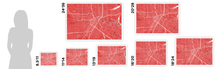 Load image into Gallery viewer, Houston Map Print - Any Color You Like

