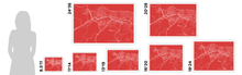Load image into Gallery viewer, Caracas Map Print - Choose your color
