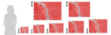 Load image into Gallery viewer, Portland Map Print - Choose your color
