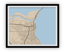 Load image into Gallery viewer, Corpus Christi Map Print - Choose your color
