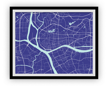 Charger l'image dans la galerie, Guangzhou Map Print - Choose your color

