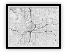 Load image into Gallery viewer, Atlanta Map Print - Any Color You Like
