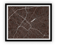 Load image into Gallery viewer, Charlotte Map Print - Choose your color
