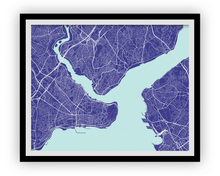 Charger l'image dans la galerie, Istanbul Map Print - Choose your color
