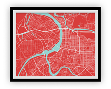 Charger l'image dans la galerie, Taipei Map Print - Choose your color
