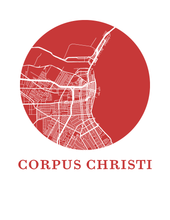 Charger l'image dans la galerie, Affiche cartographique de Corpus Christi - Style OMap
