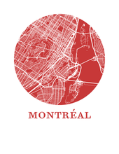 Charger l'image dans la galerie, Affiche cartographique de Montréal - Style OMap
