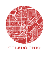 Charger l'image dans la galerie, Affiche cartographique de Toledo - Style OMap
