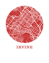 Charger l'image dans la galerie, Affiche cartographique de Irvine - Style OMap
