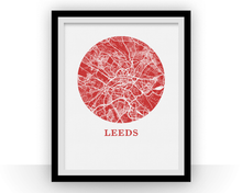 Charger l'image dans la galerie, Leeds Map Print - City Map Poster
