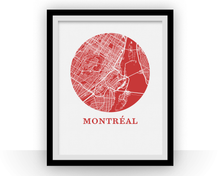 Charger l'image dans la galerie, Montreal Map Print - City Map Poster

