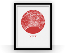 Charger l'image dans la galerie, Nice Map Print - City Map Poster
