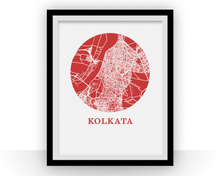 Charger l'image dans la galerie, Kolkata Map Print - City Map Poster
