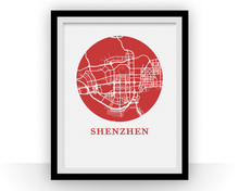 Charger l'image dans la galerie, Shenzhen Map Print - City Map Poster
