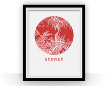 Charger l'image dans la galerie, Sydney Map Print - City Map Poster
