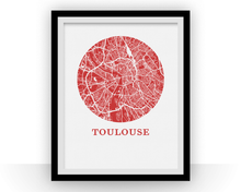 Charger l'image dans la galerie, Toulouse Map Print - City Map Poster

