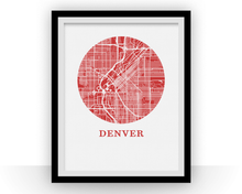 Charger l'image dans la galerie, Denver Map Print - City Map Poster
