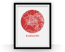 Charger l'image dans la galerie, Karachi Map Print - City Map Poster
